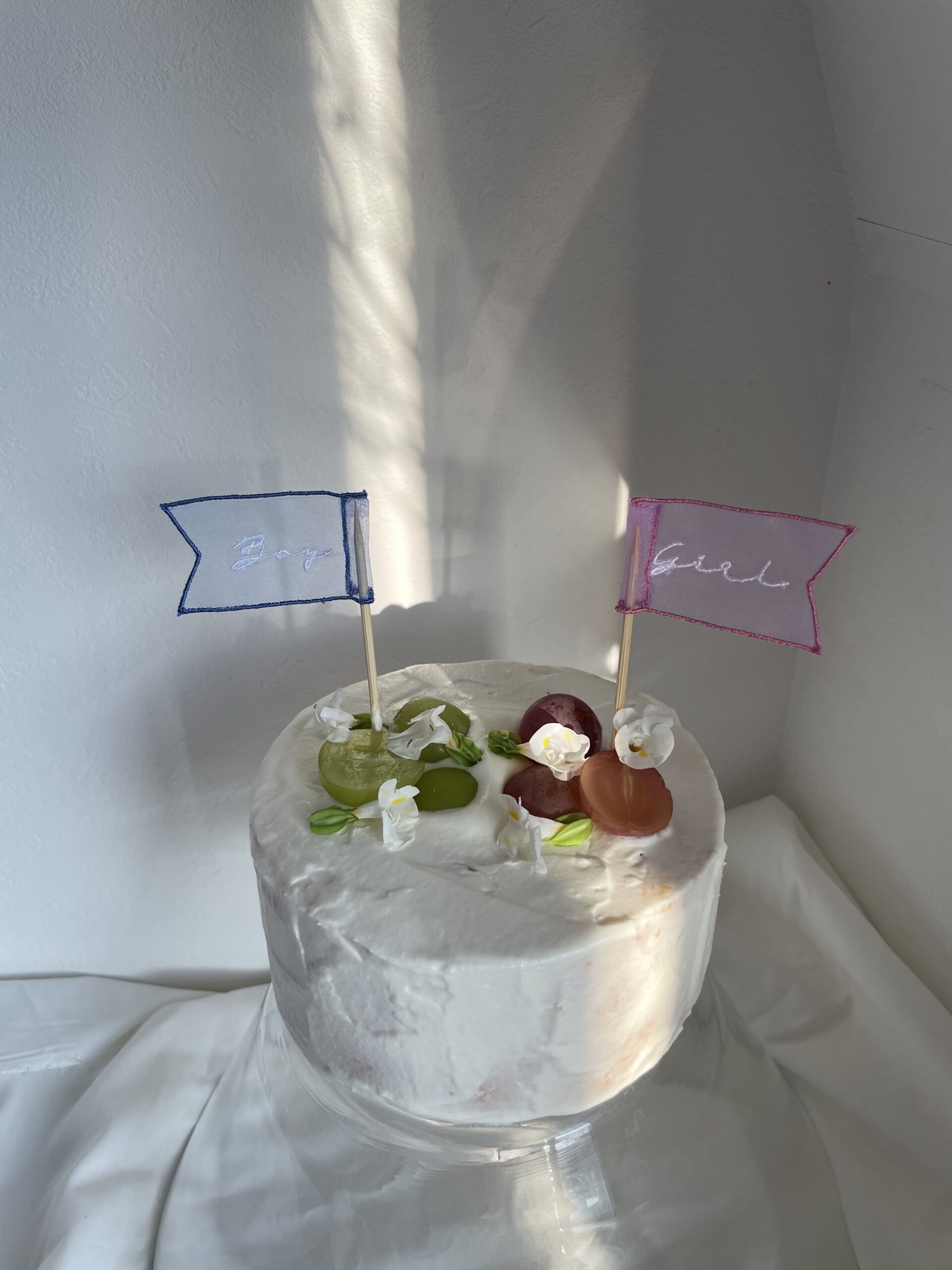 cake topper (gender reveal)&monthly card - 画像 (4)